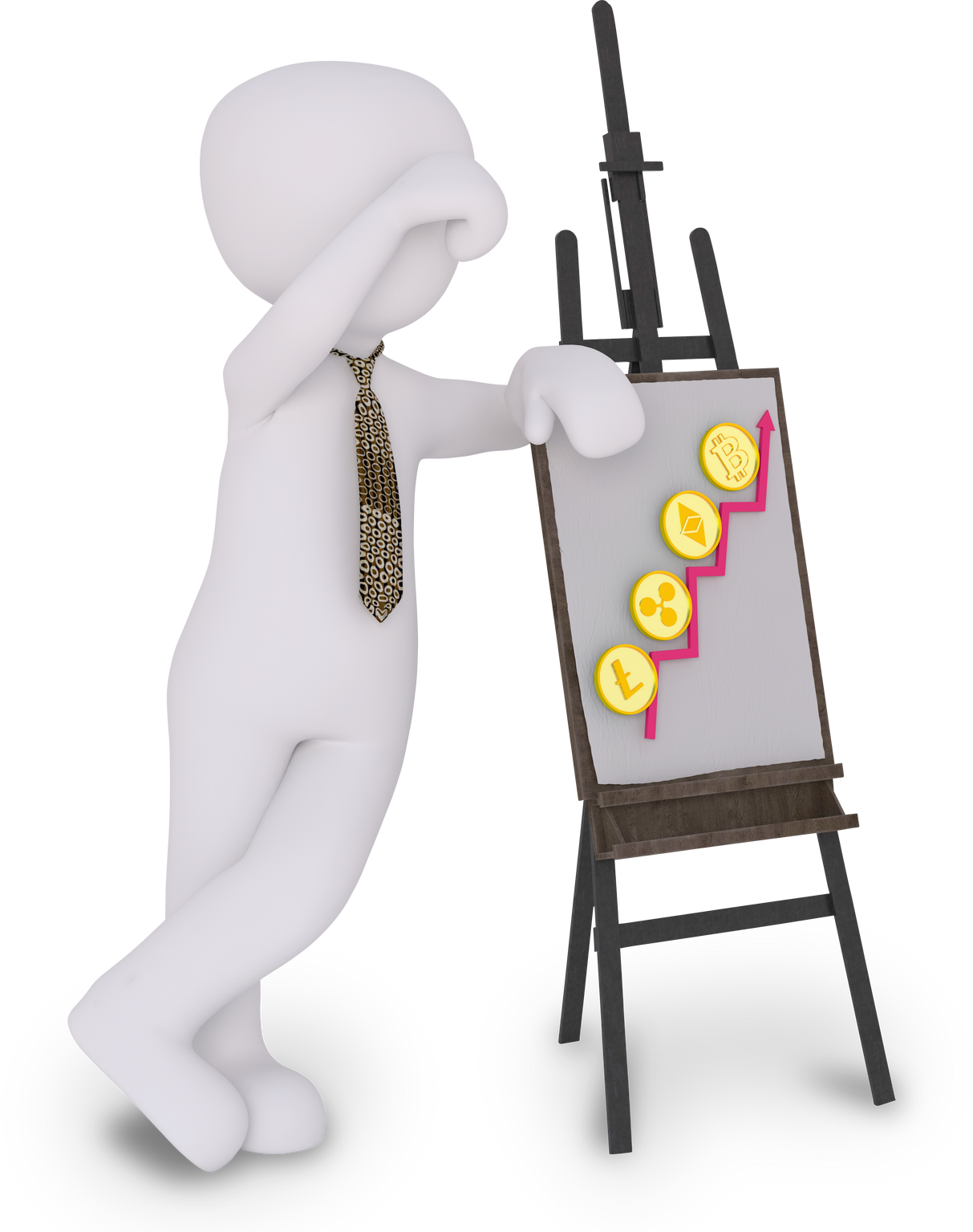 Crypto Training with a Chart Illustration